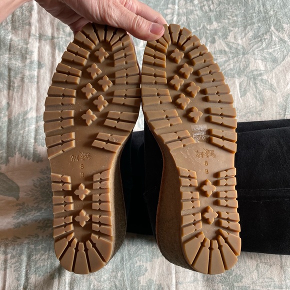 Coach Keely Double Faced Shearling Wedge Boots - Picture 11 of 13